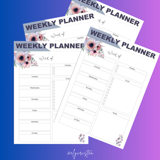 Weekly planner
