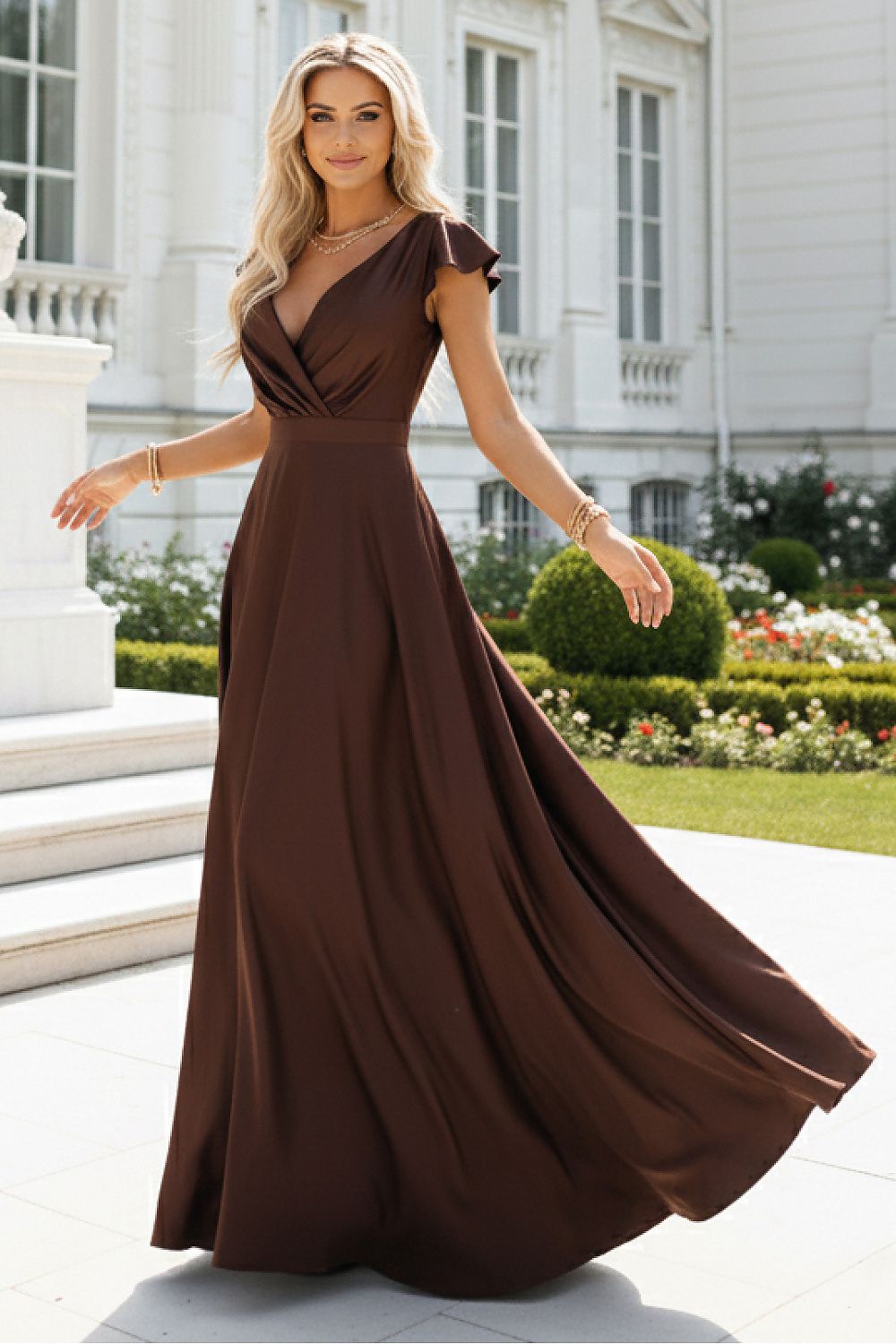 Rochie lungă model 220673 Numoco