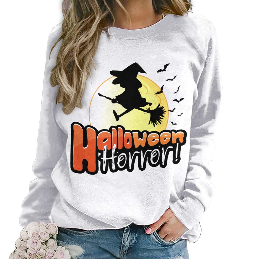 Raglan round neck sweater