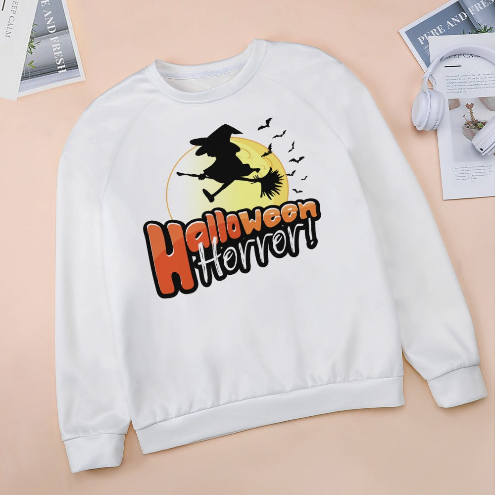 Raglan round neck sweater