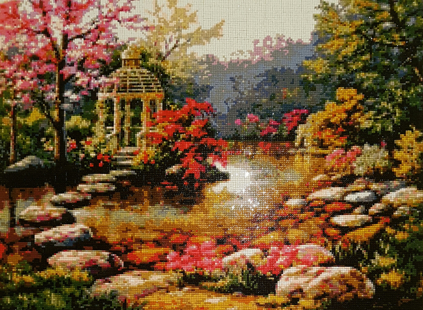 Pergola - Pictura cu diamante