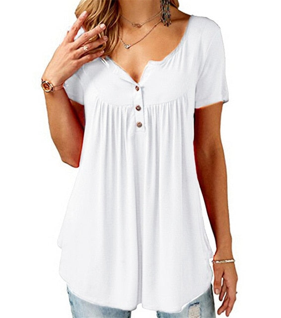 Fashion Casual Tshirt Women Elegant T Shirt Plus Size Harajuku Tops T-Shirt Summer Haut Femme Camisetas Mujer Tee Shirt Short