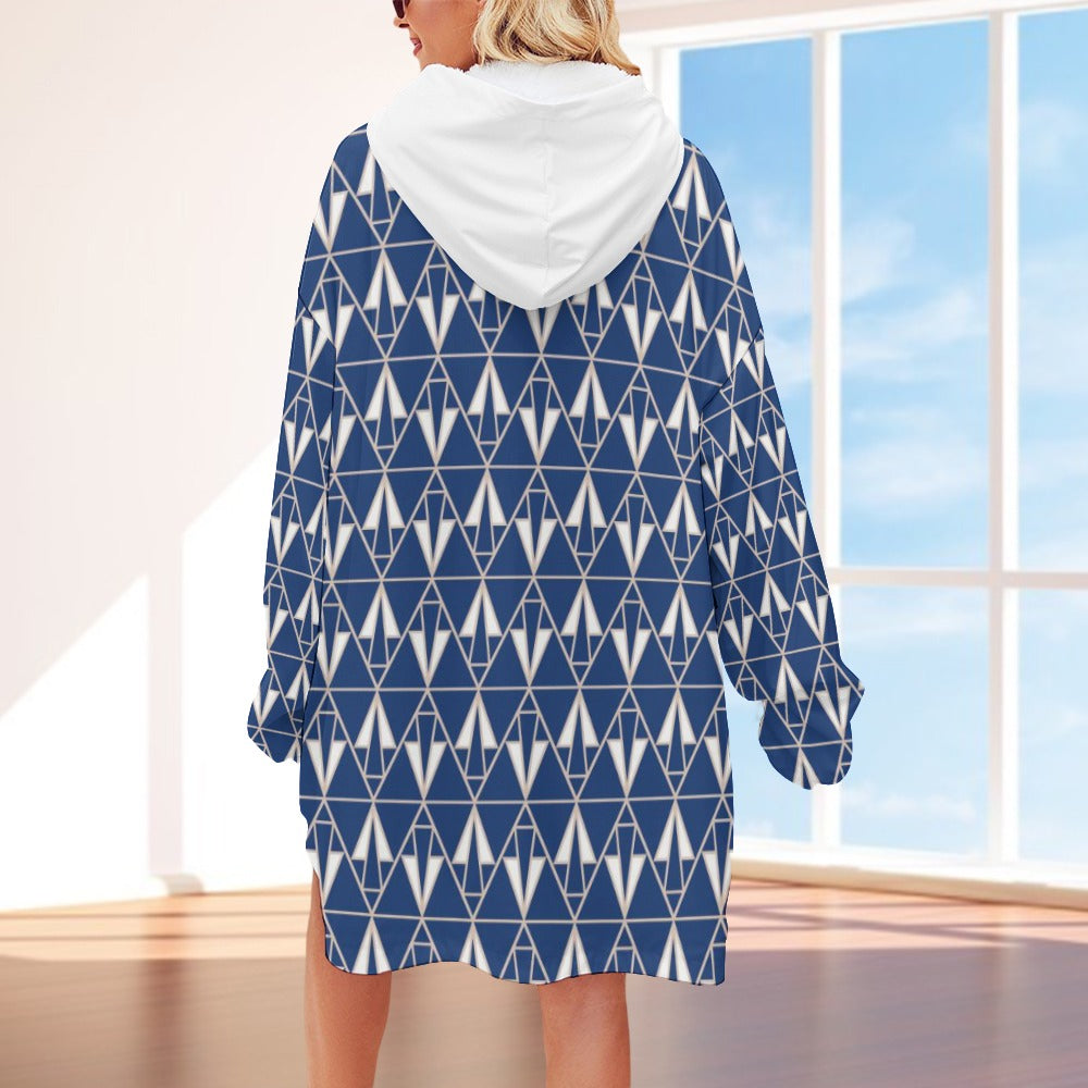 Women's Adult Hooded Blanket Shirt