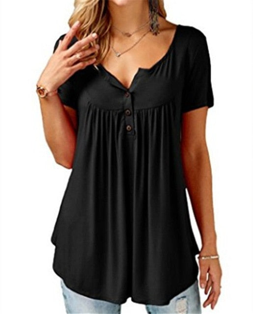 Fashion Casual Tshirt Women Elegant T Shirt Plus Size Harajuku Tops T-Shirt Summer Haut Femme Camisetas Mujer Tee Shirt Short