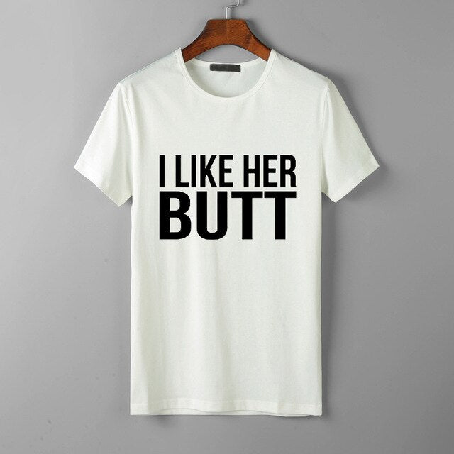 I Like his Beard I Like Her Butt Tumblr T-Shirt His Beard & Her Butt T-shirts