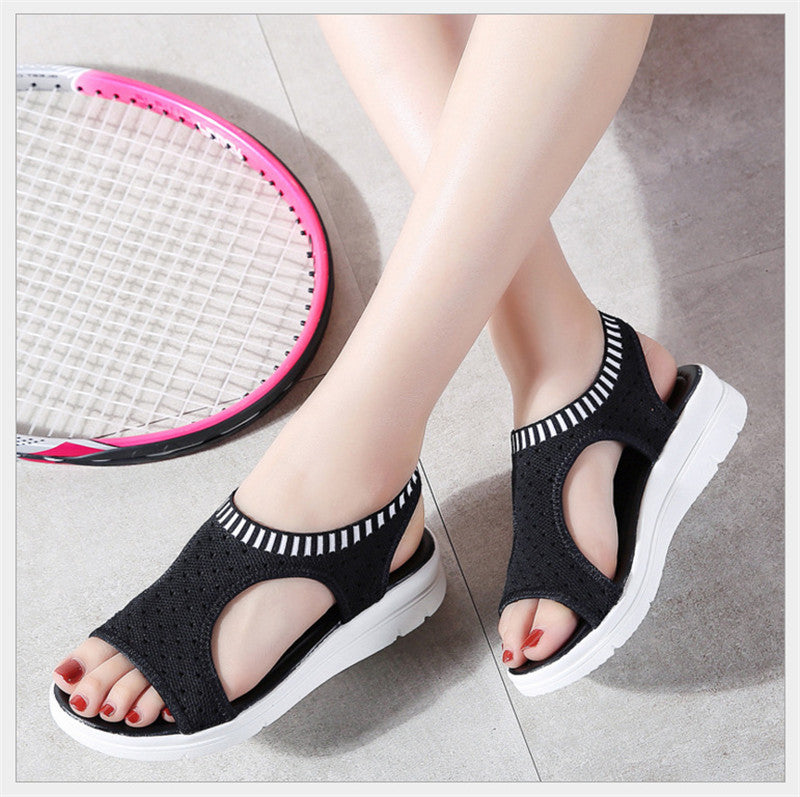 Platform Sandals Shoes Woman Female Zapatos De Mujer Sandalia Women Harajuku Elastic Sandalias Mujer