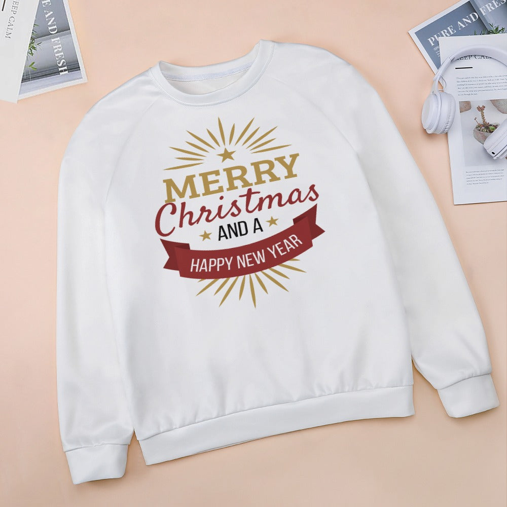 Raglan round neck sweater