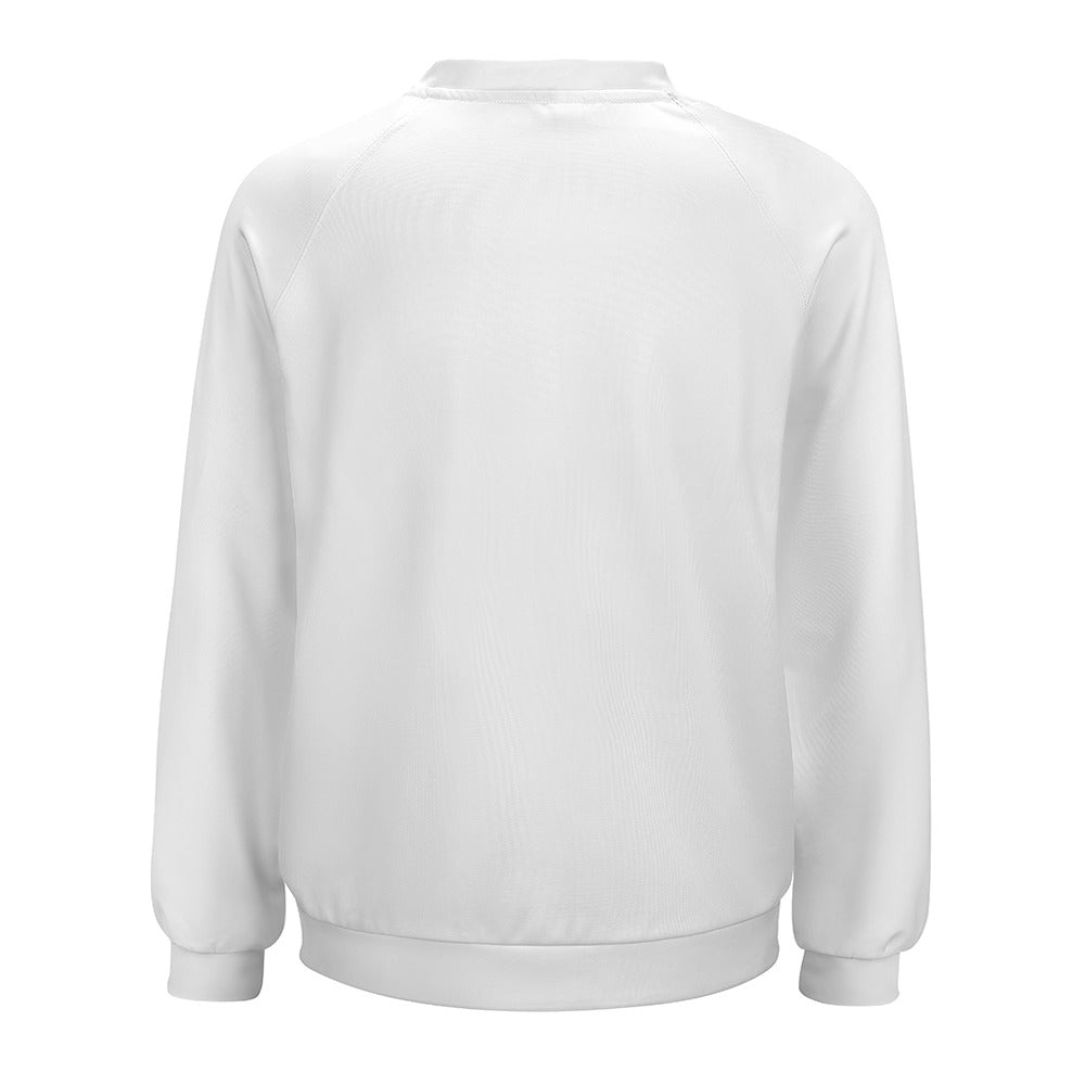 Raglan round neck sweater
