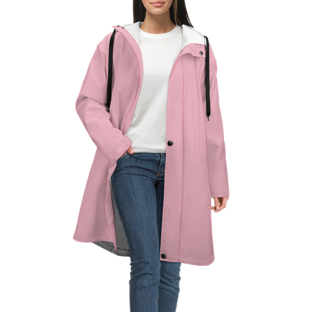 Women's Full Print Long Trench Coat