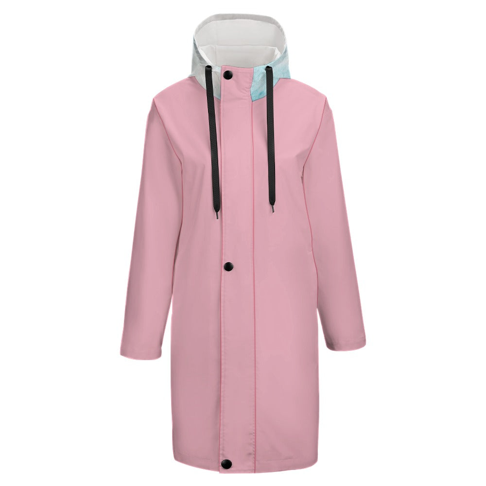 Women's Full Print Long Trench Coat