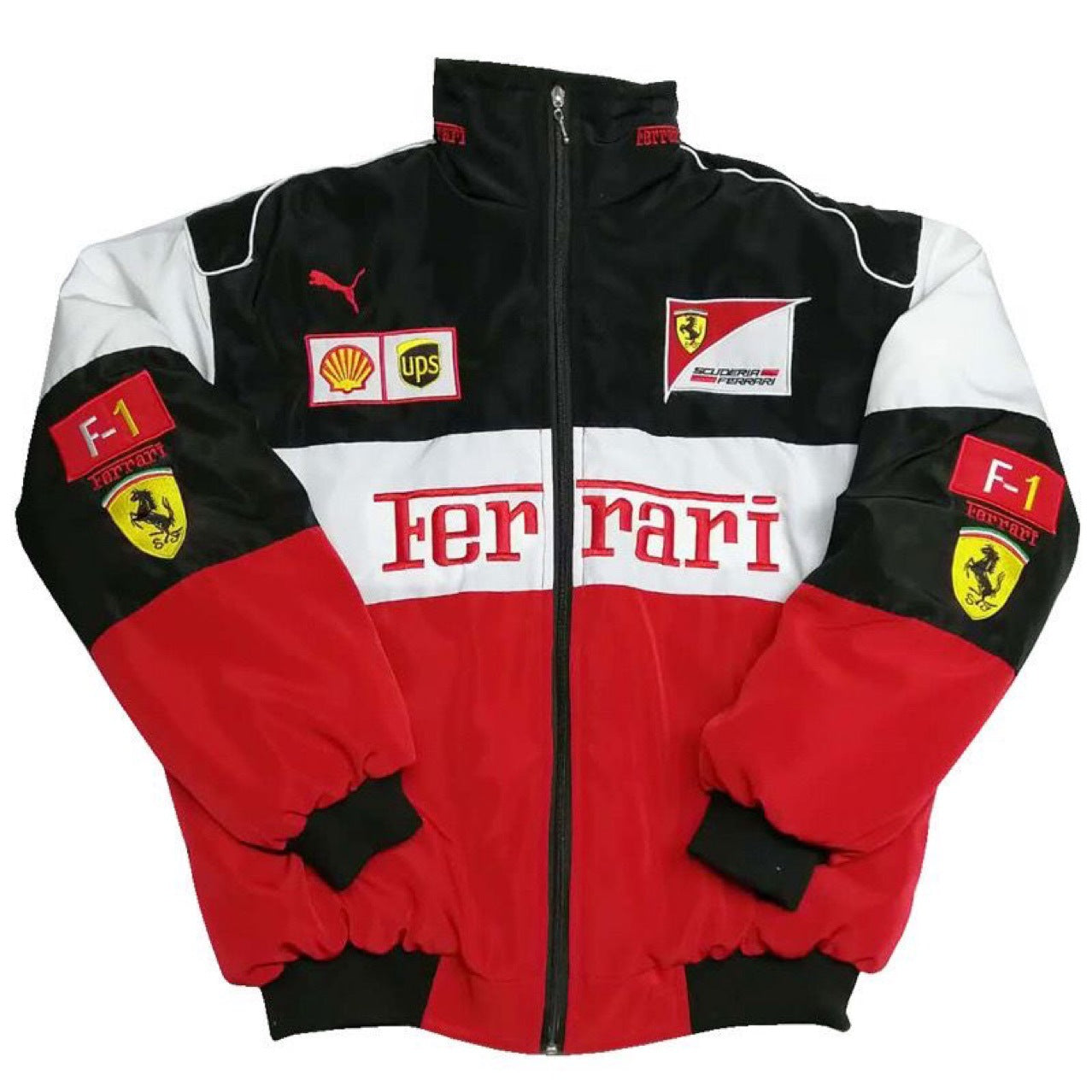 F1 American racing suit embroidery motorcycle suit Europe American motorcycle riding suit men's cotton jacket casual coat women windproof