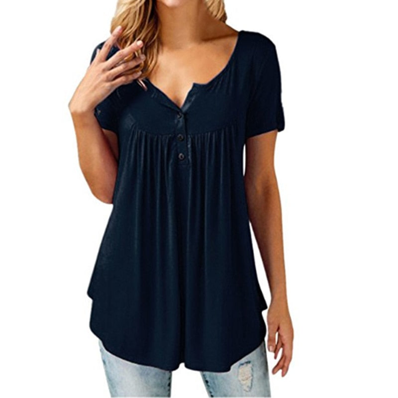 Fashion Casual Tshirt Women Elegant T Shirt Plus Size Harajuku Tops T-Shirt Summer Haut Femme Camisetas Mujer Tee Shirt Short