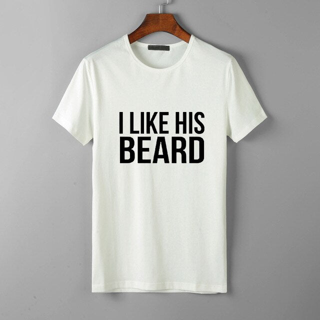 I Like his Beard I Like Her Butt Tumblr T-Shirt His Beard & Her Butt T-shirts