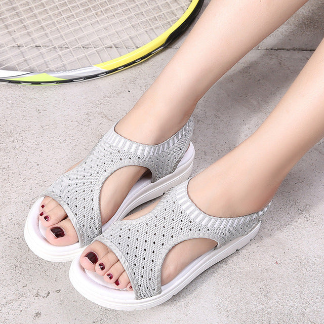 Platform Sandals Shoes Woman Female Zapatos De Mujer Sandalia Women Harajuku Elastic Sandalias Mujer