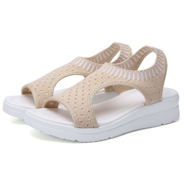 Platform Sandals Shoes Woman Female Zapatos De Mujer Sandalia Women Harajuku Elastic Sandalias Mujer
