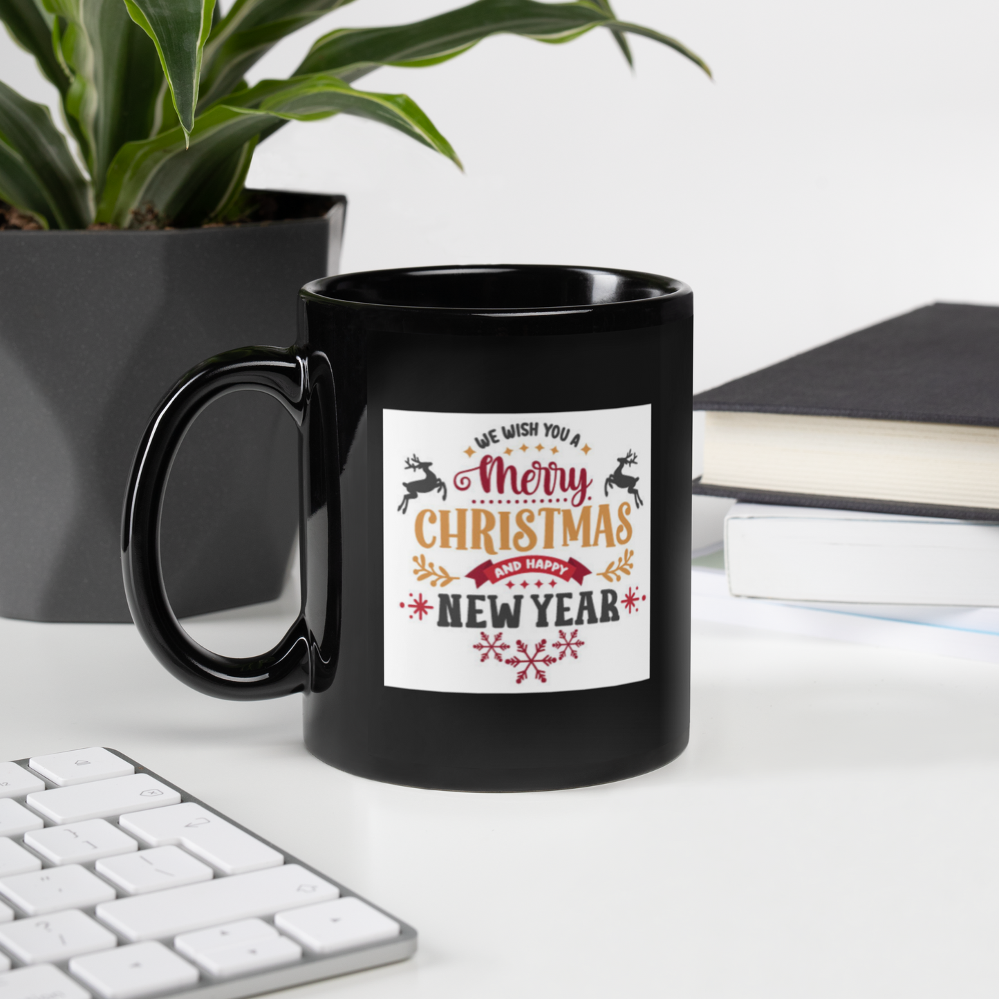 Black Glossy Mug
