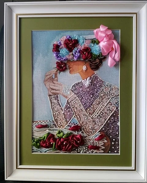 Broderie cu panglica ( 3D )