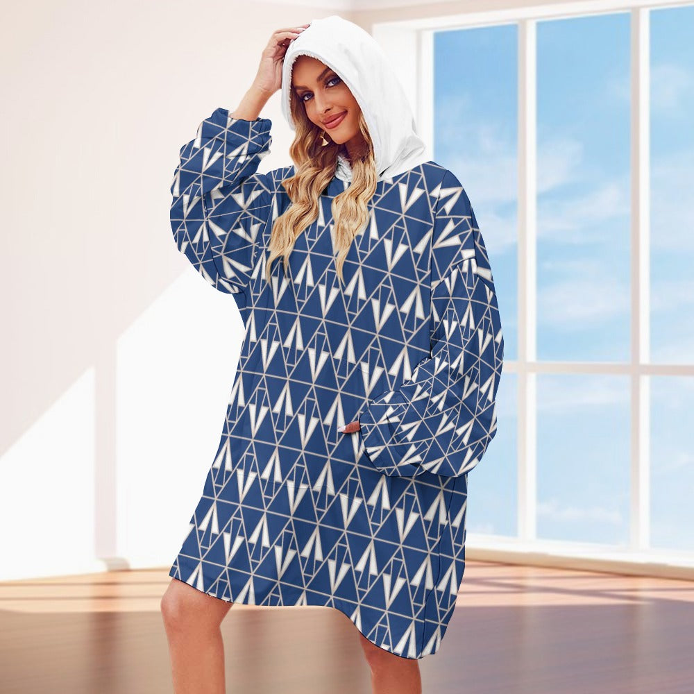 Women's Adult Hooded Blanket Shirt