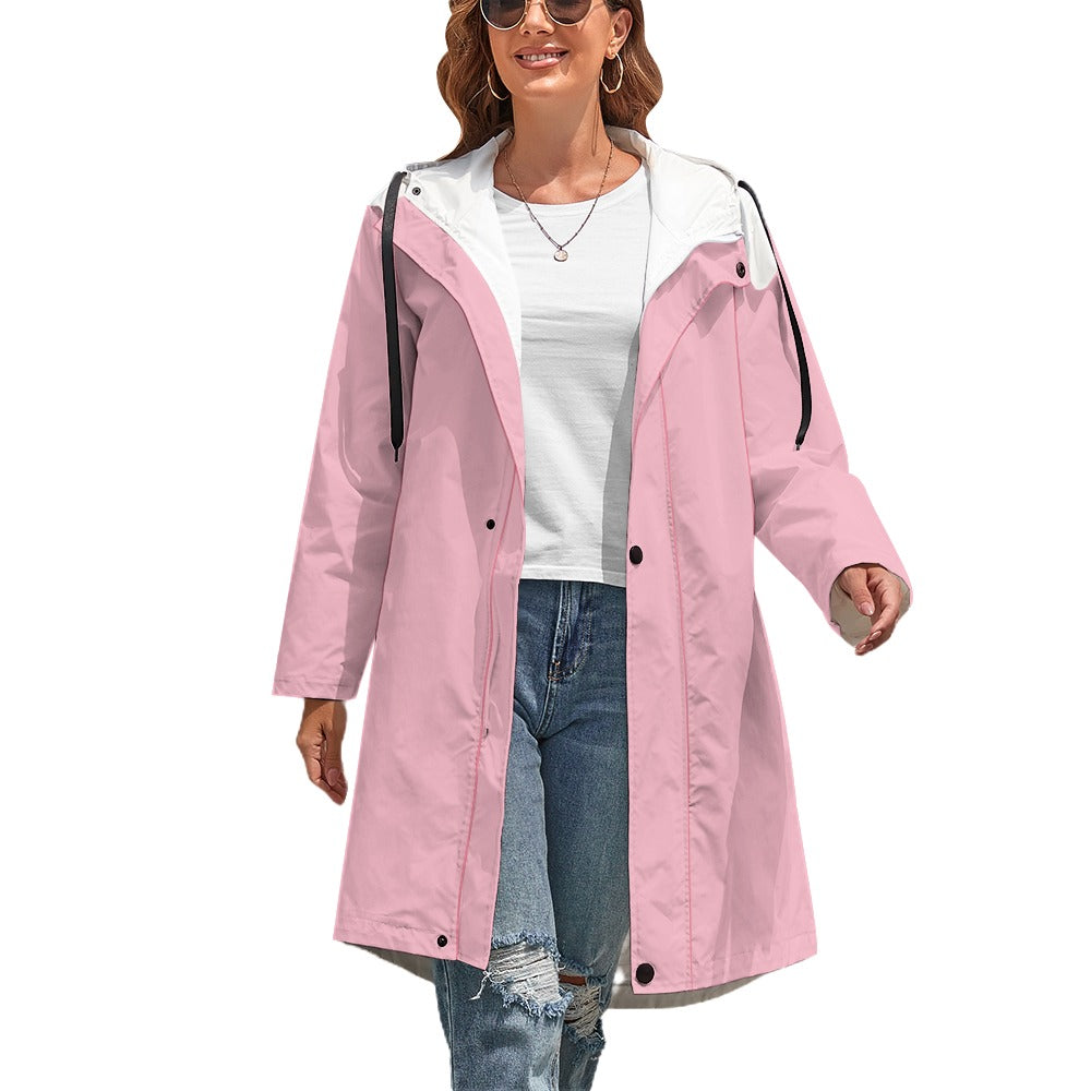 Women's Full Print Long Trench Coat