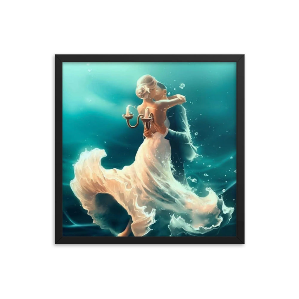 Framed poster
