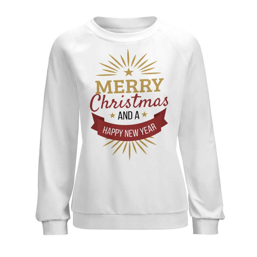 Raglan round neck sweater