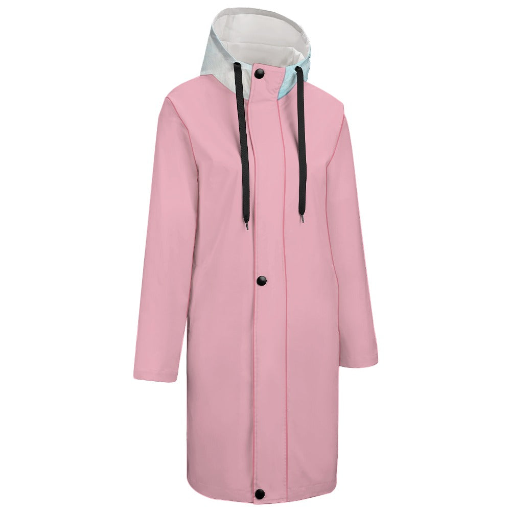 Women's Full Print Long Trench Coat