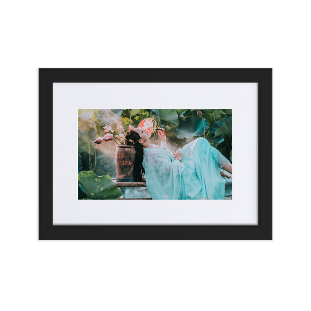 Matte Paper Framed Poster With Mat
