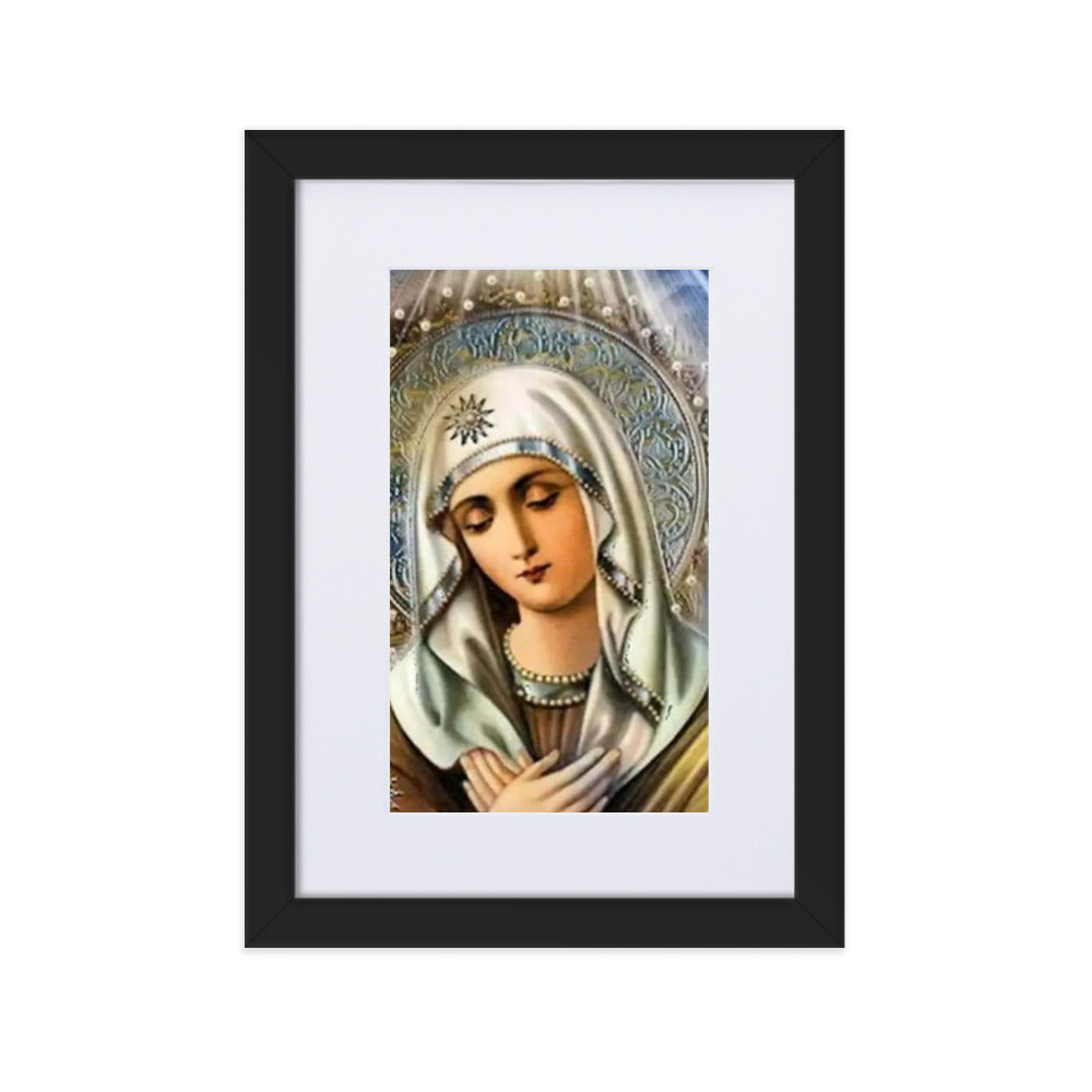 Matte Paper Framed Poster With Mat