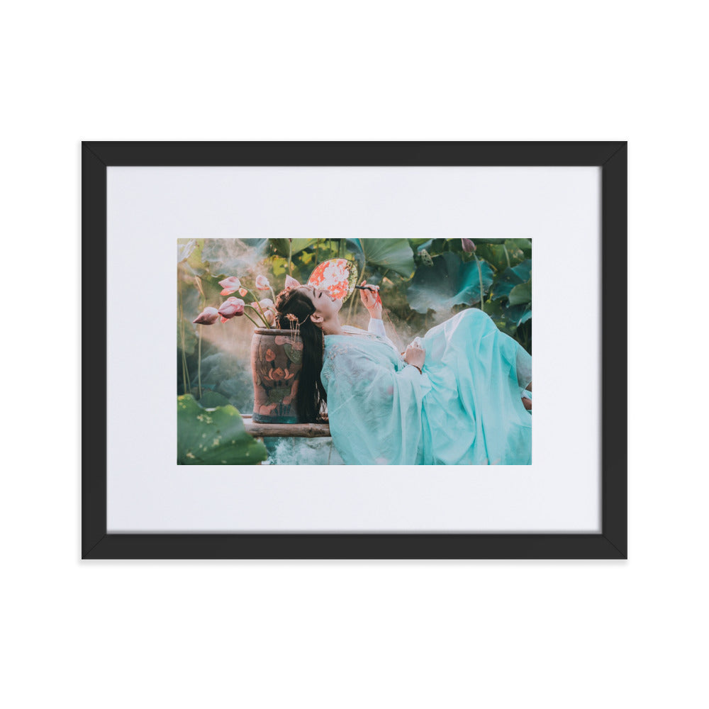 Matte Paper Framed Poster With Mat