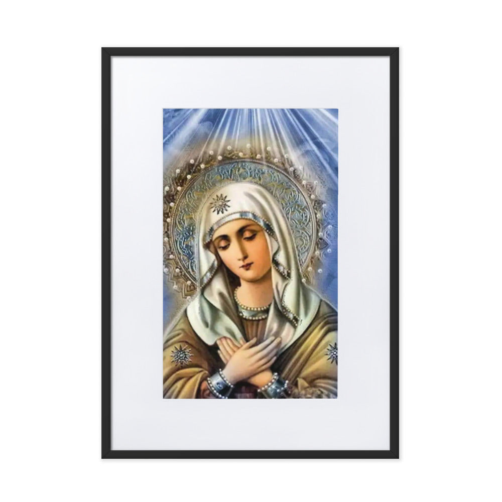 Matte Paper Framed Poster With Mat