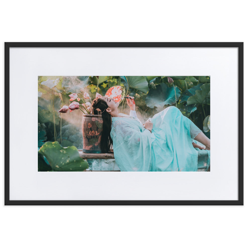 Matte Paper Framed Poster With Mat