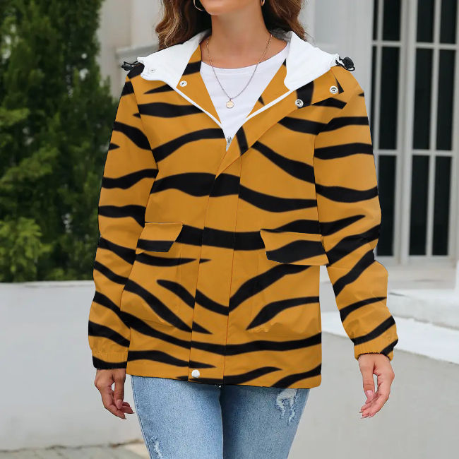 Women's Thin Short Jackets Digital Print