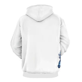 Multi-cut design Full-print Hoodie
