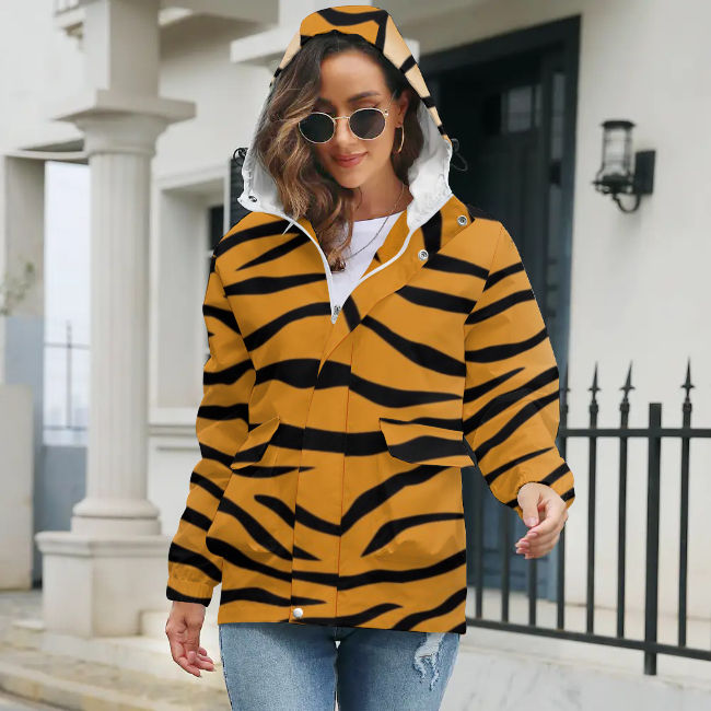 Women's Thin Short Jackets Digital Print