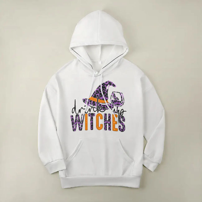 Drop-Shoulder Sleeve Hooded Sweater (Multi-image design)