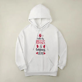 Drop-Shoulder Sleeve Hooded Sweater (Multi-image design)