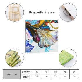 High Quality Square Canvas Frameless Decorative Painting