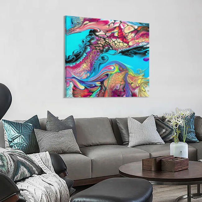 High Quality Square Canvas Frameless Decorative Painting
