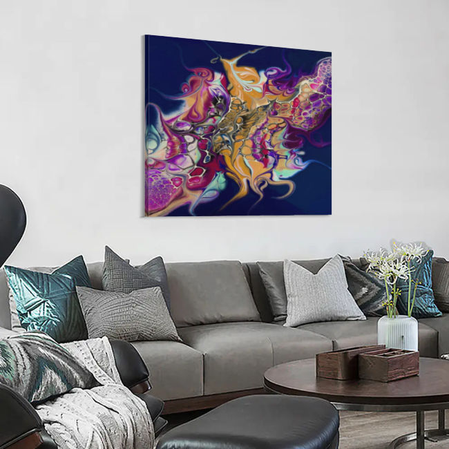 High Quality Square Canvas Frameless Decorative Painting