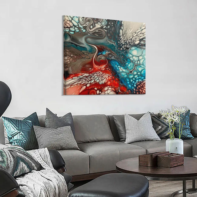 High Quality Square Canvas Frameless Decorative Painting