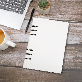 loose-leaf notebook