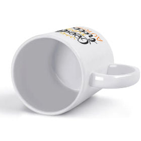 White mug (double-sided printing / pattern symmetry)