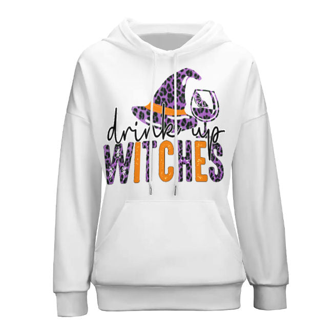 Drop-Shoulder Sleeve Hooded Sweater (Multi-image design)