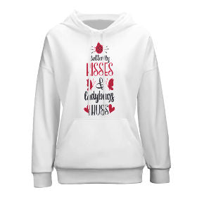 Drop-Shoulder Sleeve Hooded Sweater (Multi-image design)