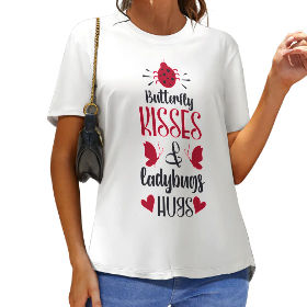 Women's all-print T-shirt NT- (single picture multiple spelling optional)