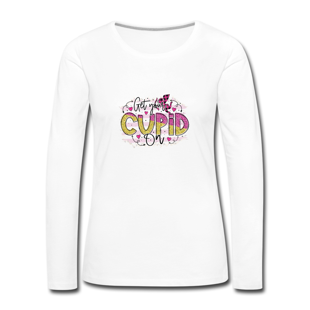 Women's Premium Longsleeve Shirt - white