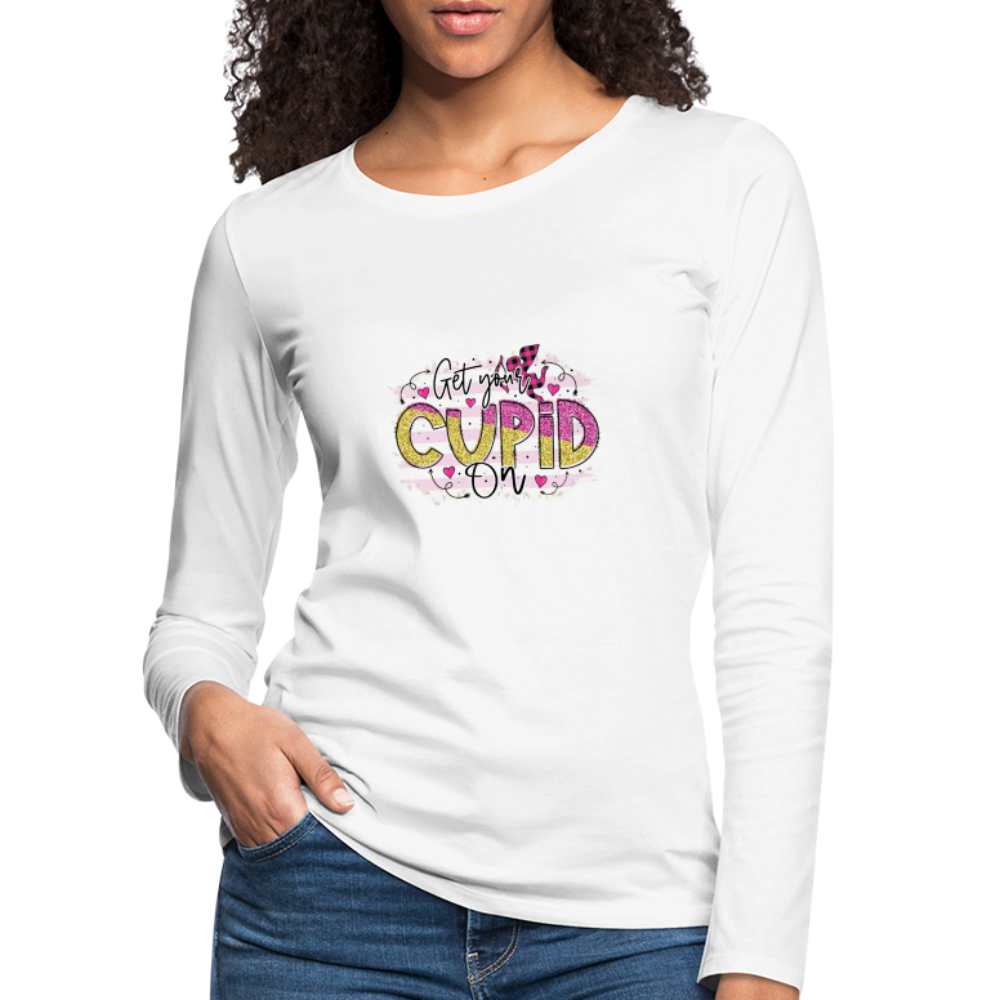 Women's Premium Longsleeve Shirt - white