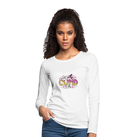 Women's Premium Longsleeve Shirt - white
