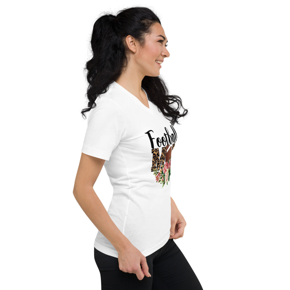Unisex Short Sleeve V-Neck T-Shirt