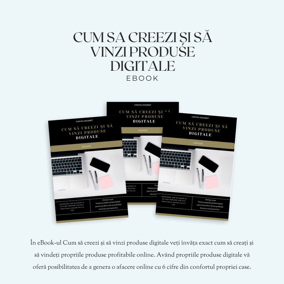 eBook ~ Cum sa creezi si sa vinzi produse digitale